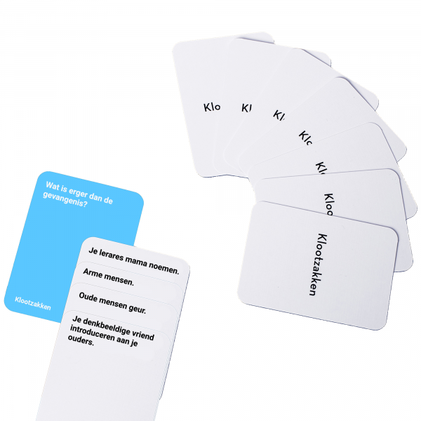 Klootzakken kaartspel combinaties