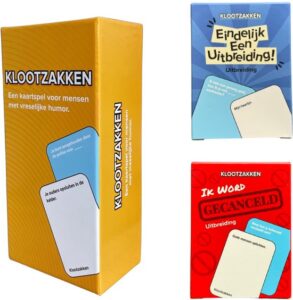 Klootzakken kaartspel + twee uitbreidingen: Ik word gecanceld & eindelijk een uitbreiding